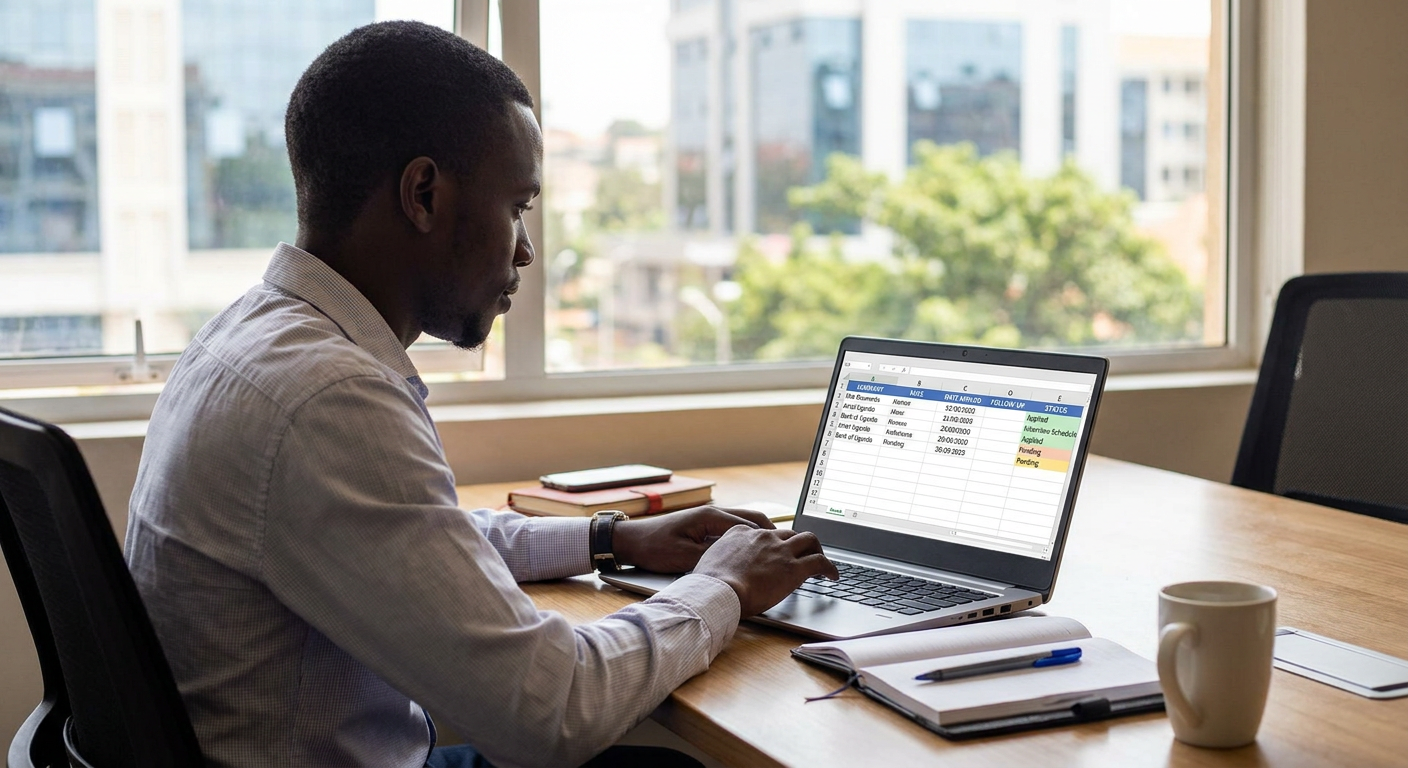 Best Ways to Find Jobs in Uganda in 2026. A simple application tracker helps job seekers stay organized and follow up on time.
